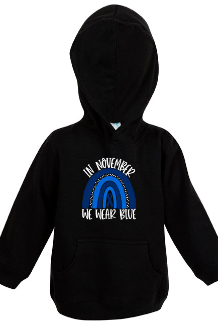 Jack Frost Hoodie Smt In November We Wear Blue Unisex Hoodie