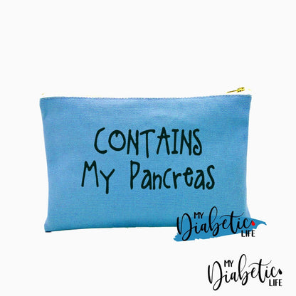 Contains - My Pancreas Carry All Storage Bag Blue Storage Bags
