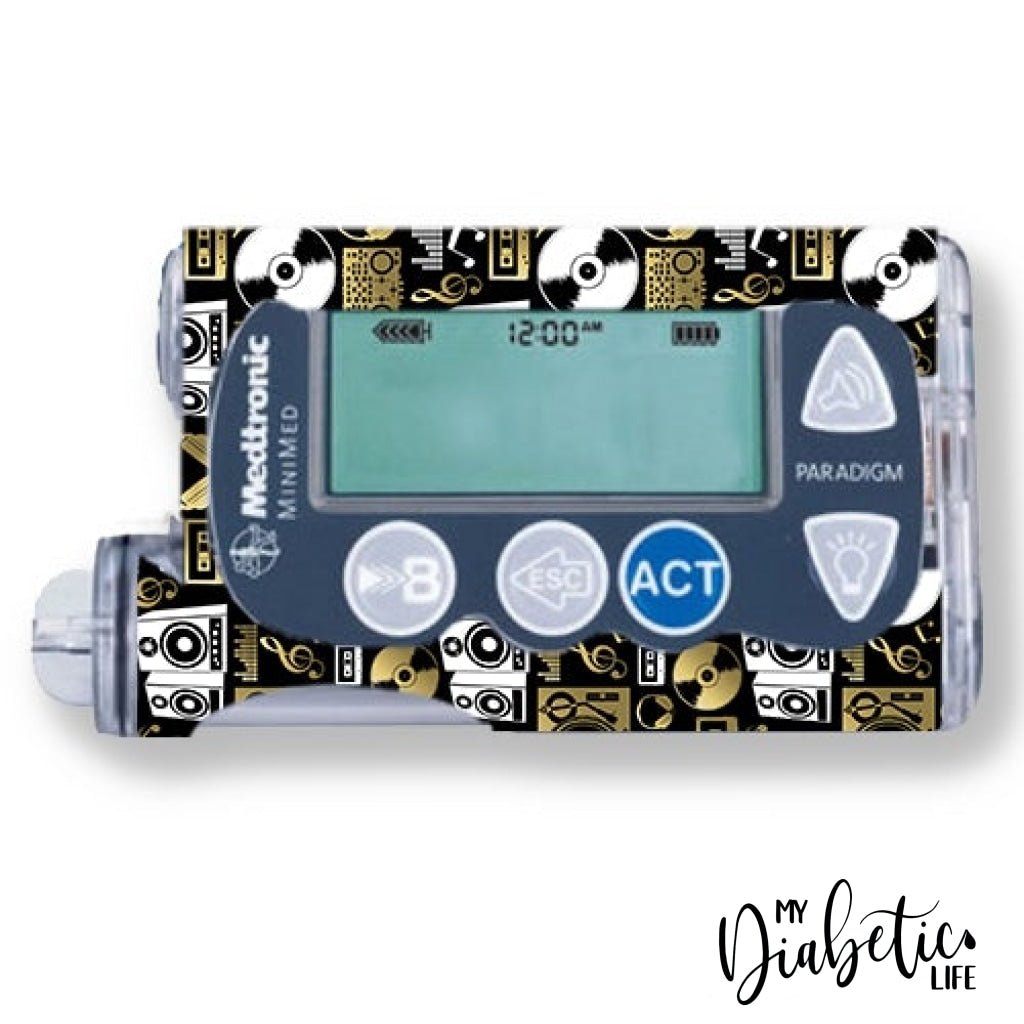 Hey Dj - Medtronic Paradigm Series 7 Skin And Decal Insulin Pump Sticker