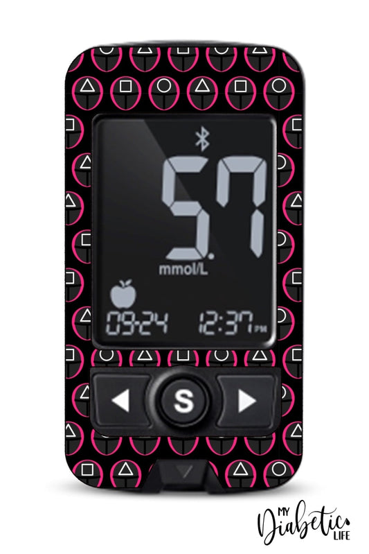 Squid Henchmen - Caresens Premier Skin And Decal Glucose Meter Sticker Caresens