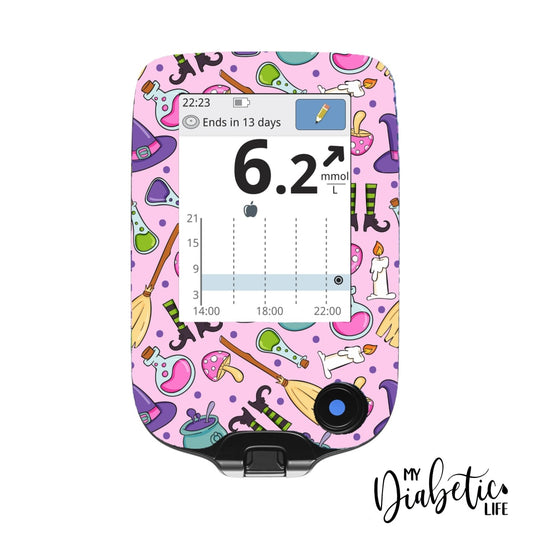 Teenage Witch - Freestyle Libre Peel Skin And Decal Glucose Meter Sticker Freestyle