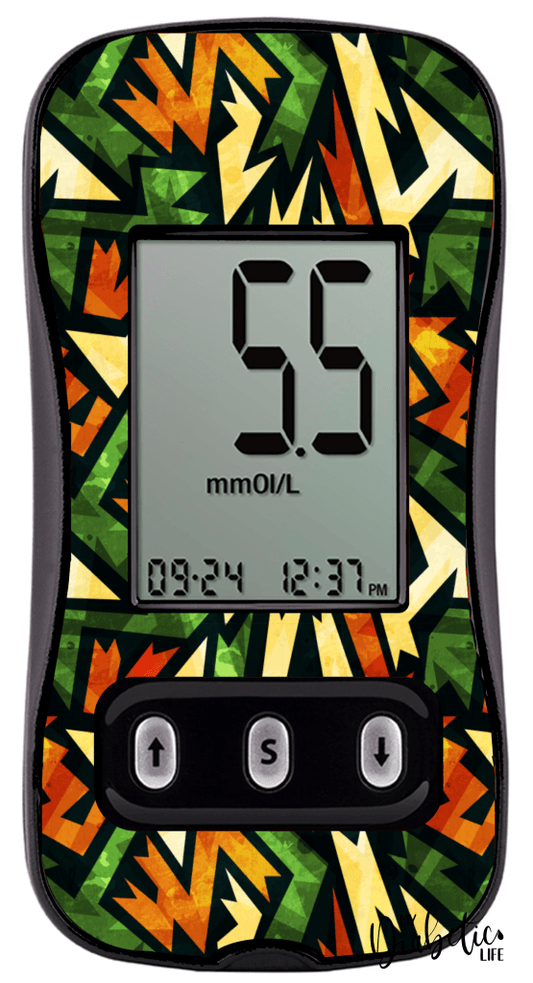 Trible One - Caresens N, skin and Decal, glucose meter sticker - MyDiabeticLife