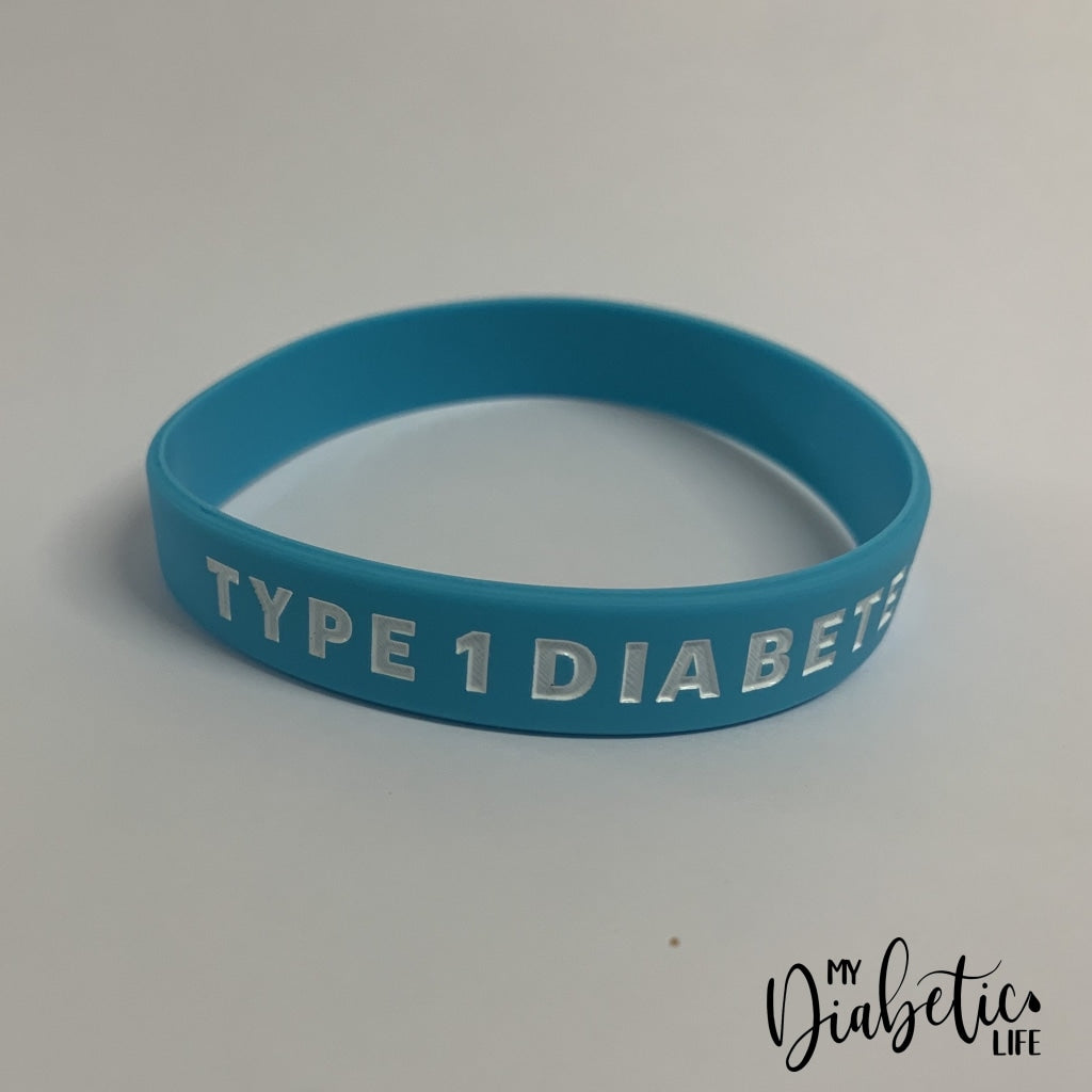 Type 1 Medical Id Wristband Blue