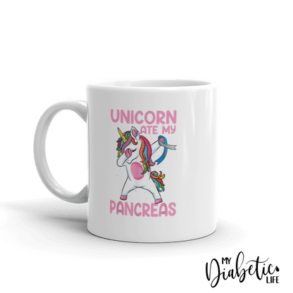 Unicorns Ate My Pancreas - Diabetes Awareness Coffee Mug Homewares