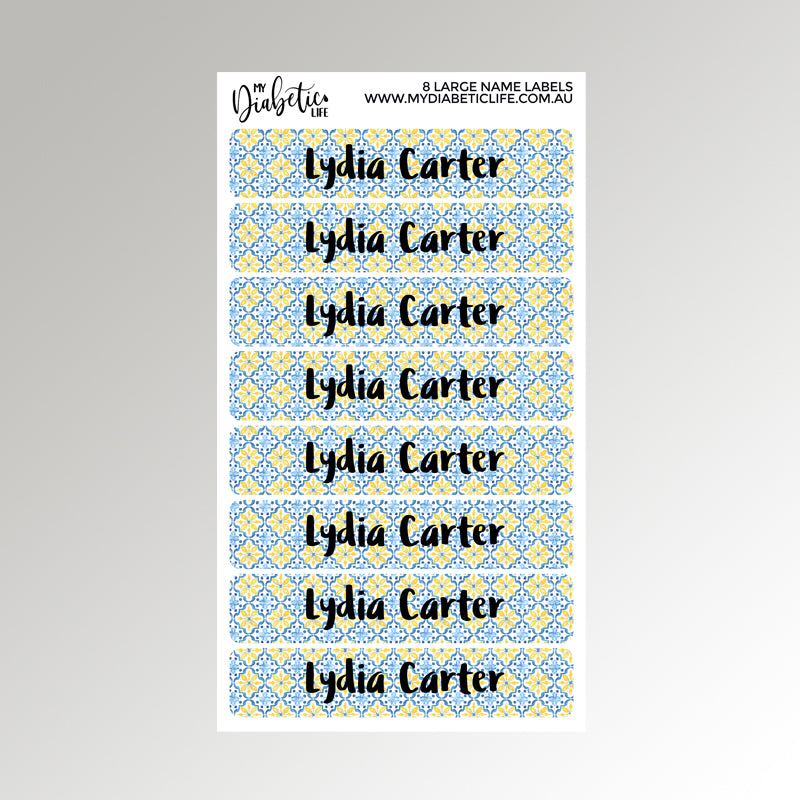 Large Name Labels - Personalised