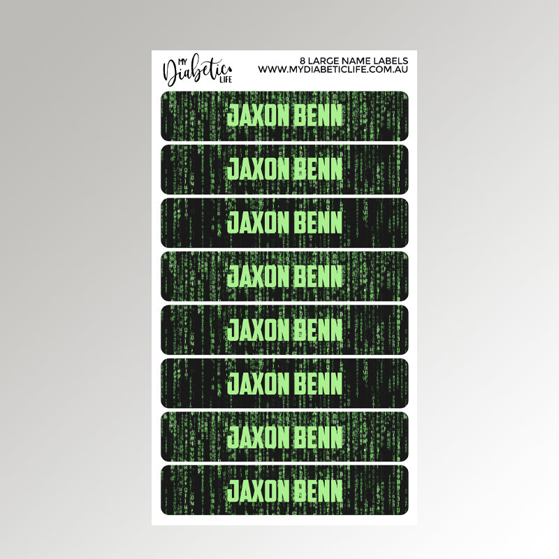 Large Name Labels - Personalised