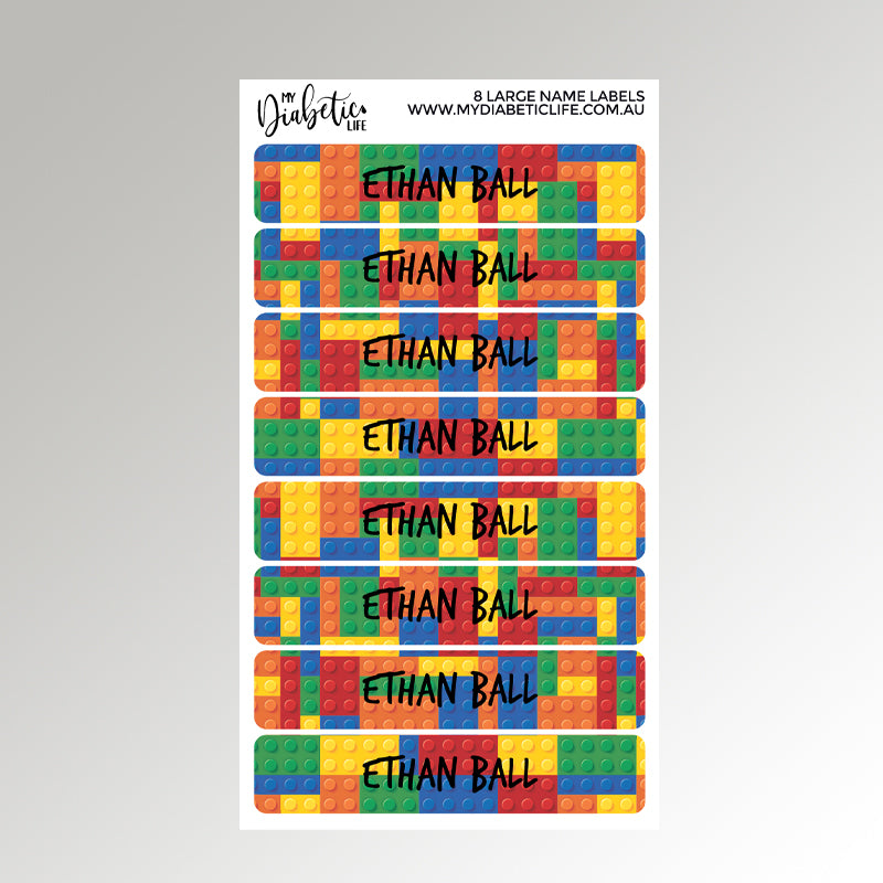 Large Name Labels - Personalised