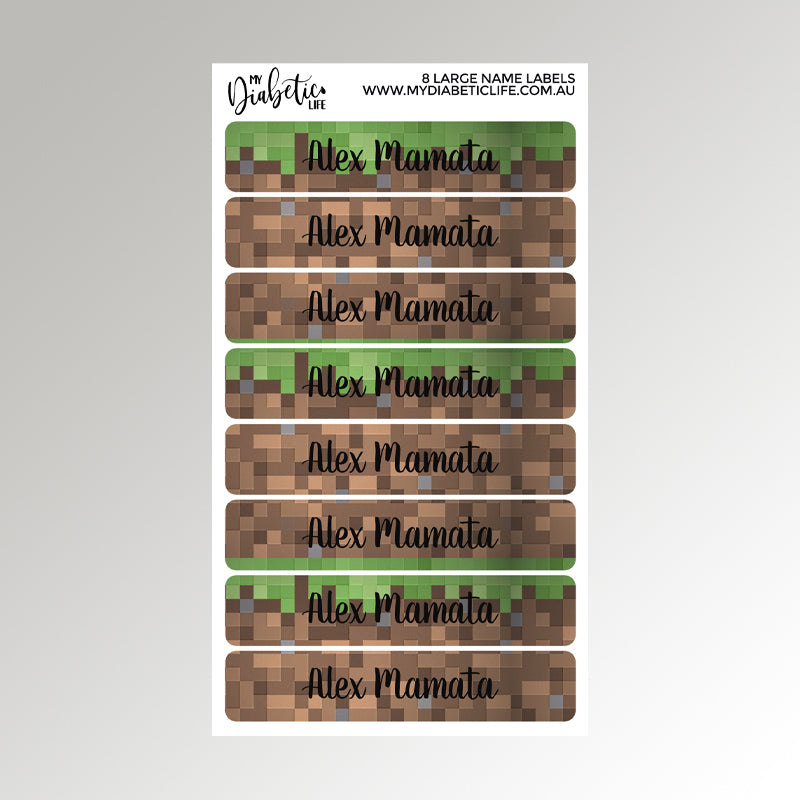 Large Name Labels - Personalised