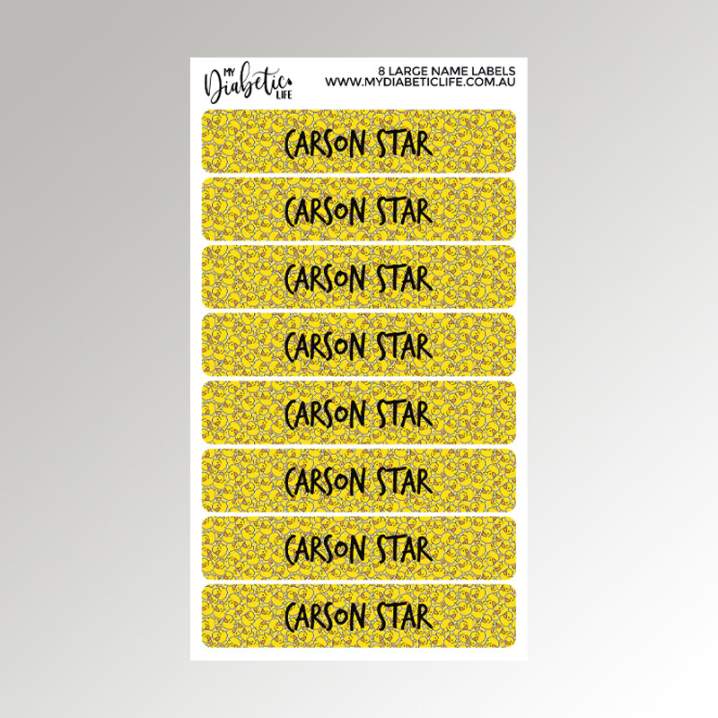 Large Name Labels - Personalised