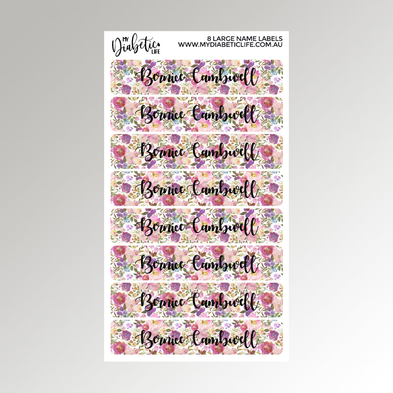 Large Name Labels - Personalised