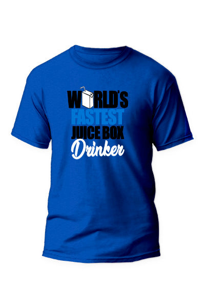 World's fastest Juice box drinker - Kids Unisex T-Shirt