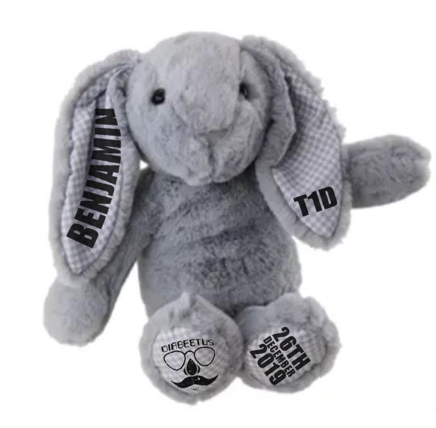 Bolus Bunny -  Diagnosis/Diaversary gift