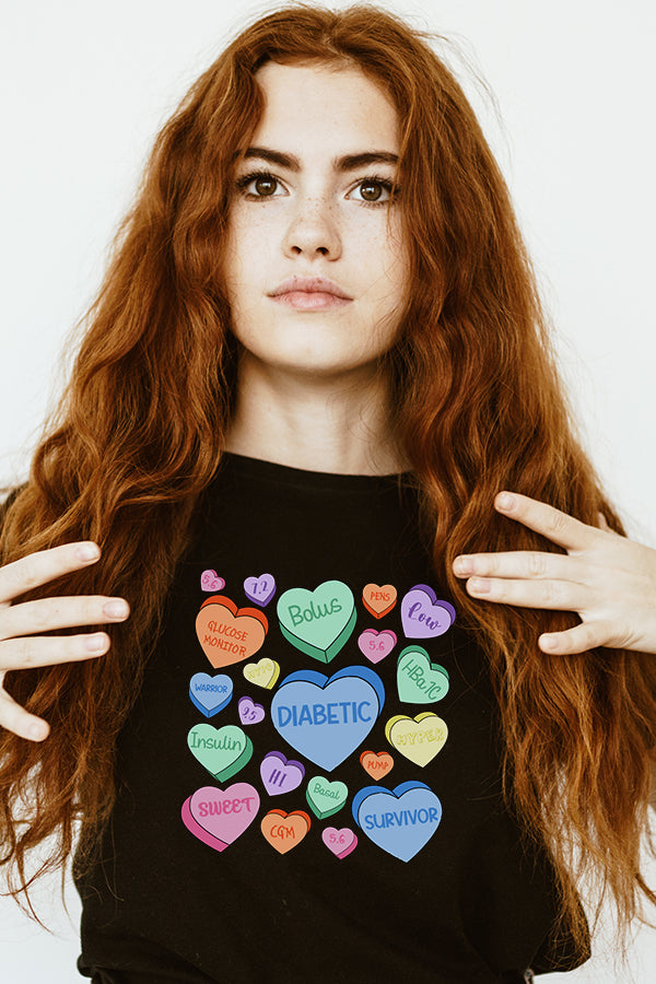 Candy Hearts - Unisex T-Shirt