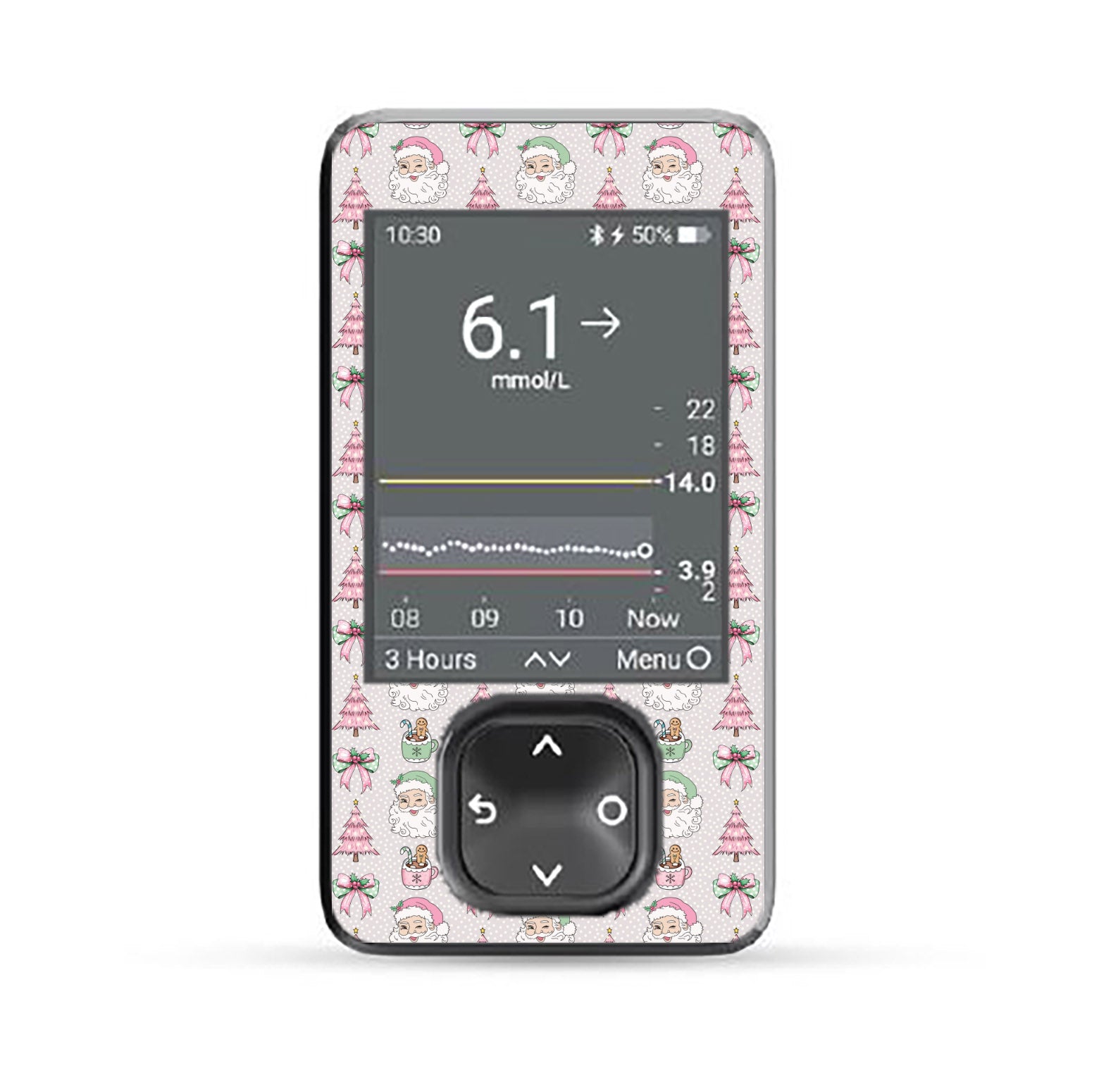 Old Timey Christmas - Dexcom G7 Receiver Sticker