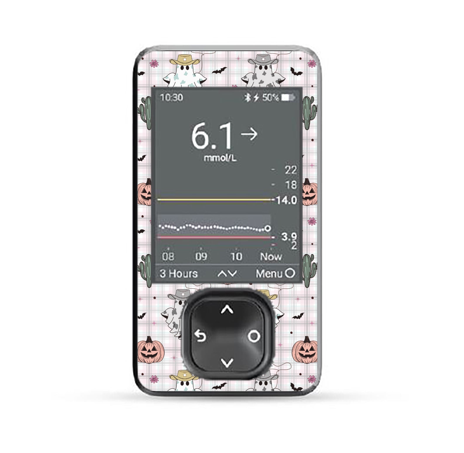 Vintage Cow Ghoul - Dexcom G7 Receiver Sticker