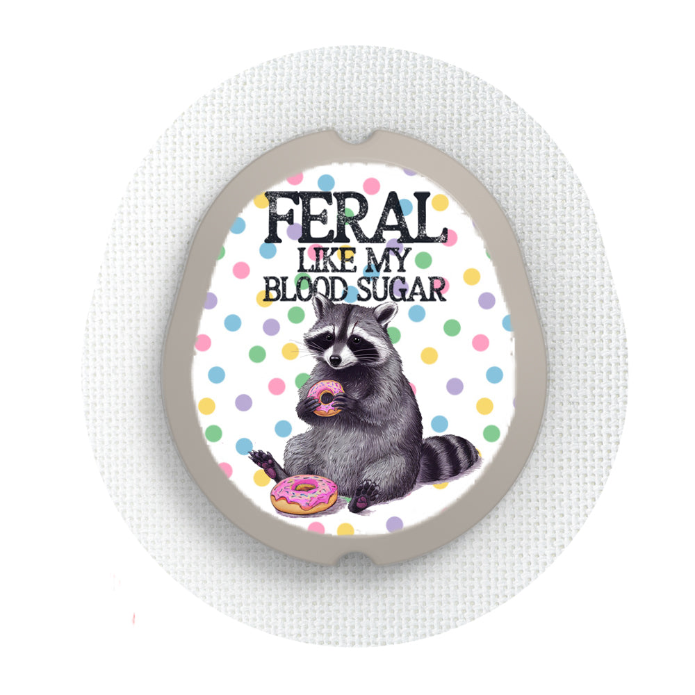 Feral like my blood sugar - Dexcom G7 / Dexcom one+ Sticker