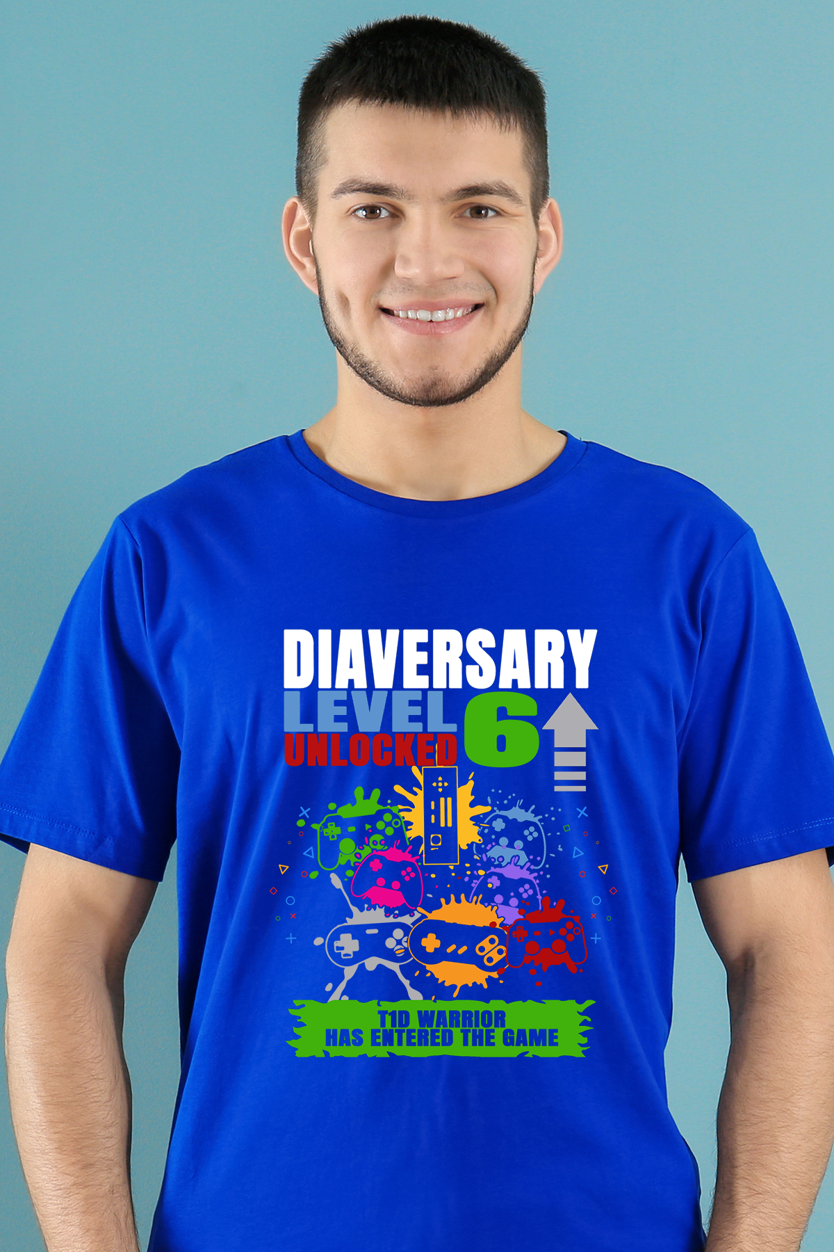 Gamer Diaversary Level # - Unisex T-Shirt