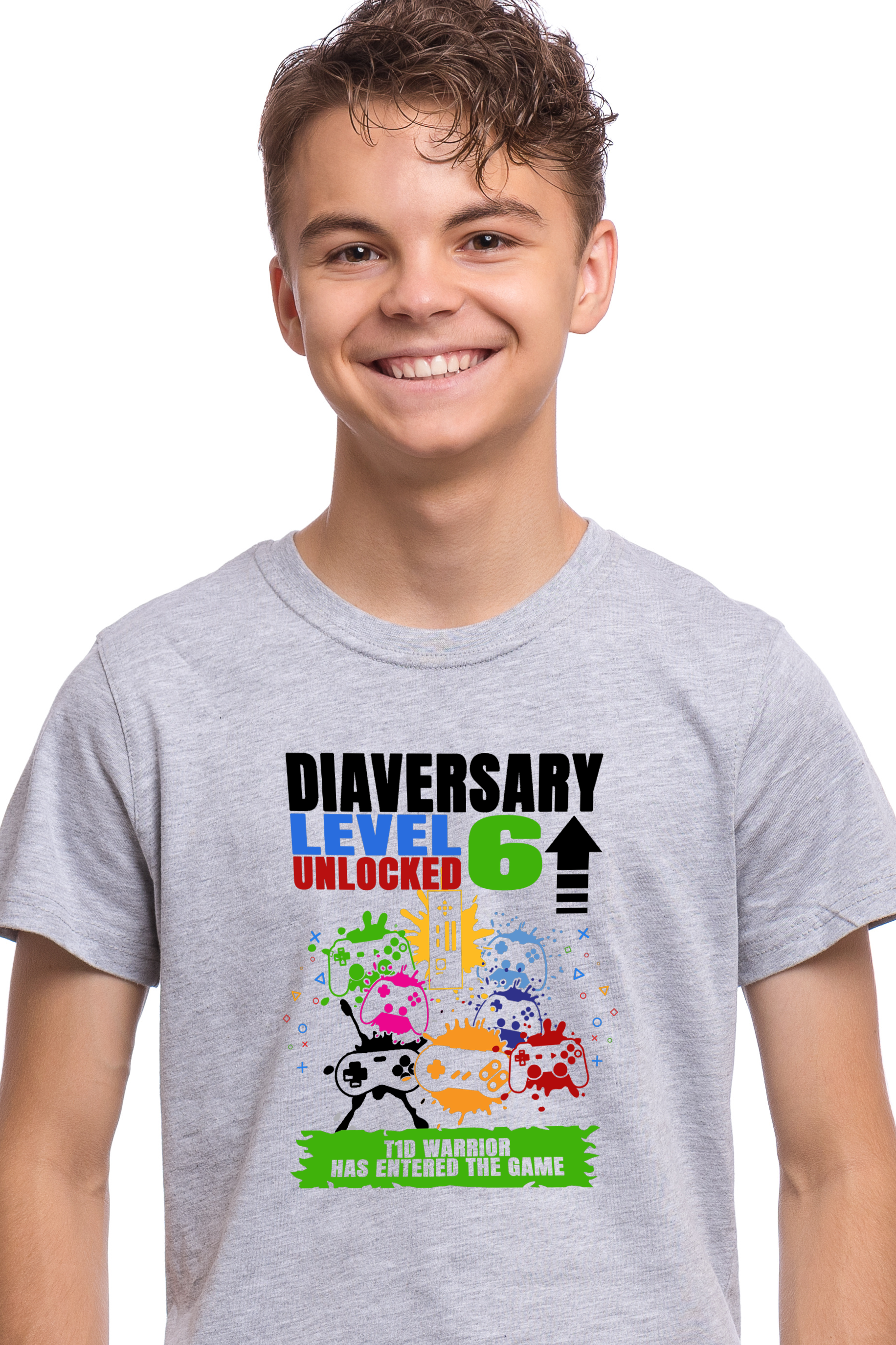 Gamer Diaversary Level # - Unisex T-Shirt