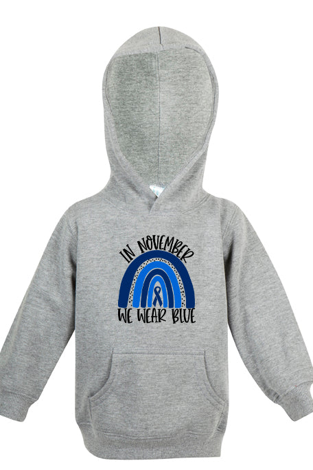 In November we wear Blue - Unisex Hoodie