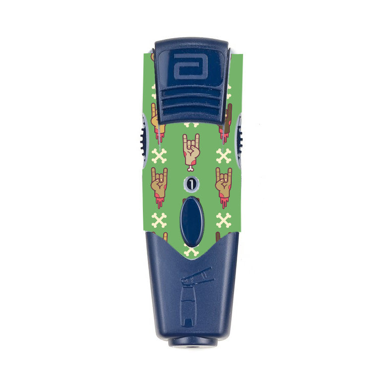 Zombie Rock - Abbott Lancing Device Sticker (Front Only)