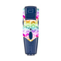 Watercolour Chevrons - Abbott Lancing Device Sticker (Front Only)