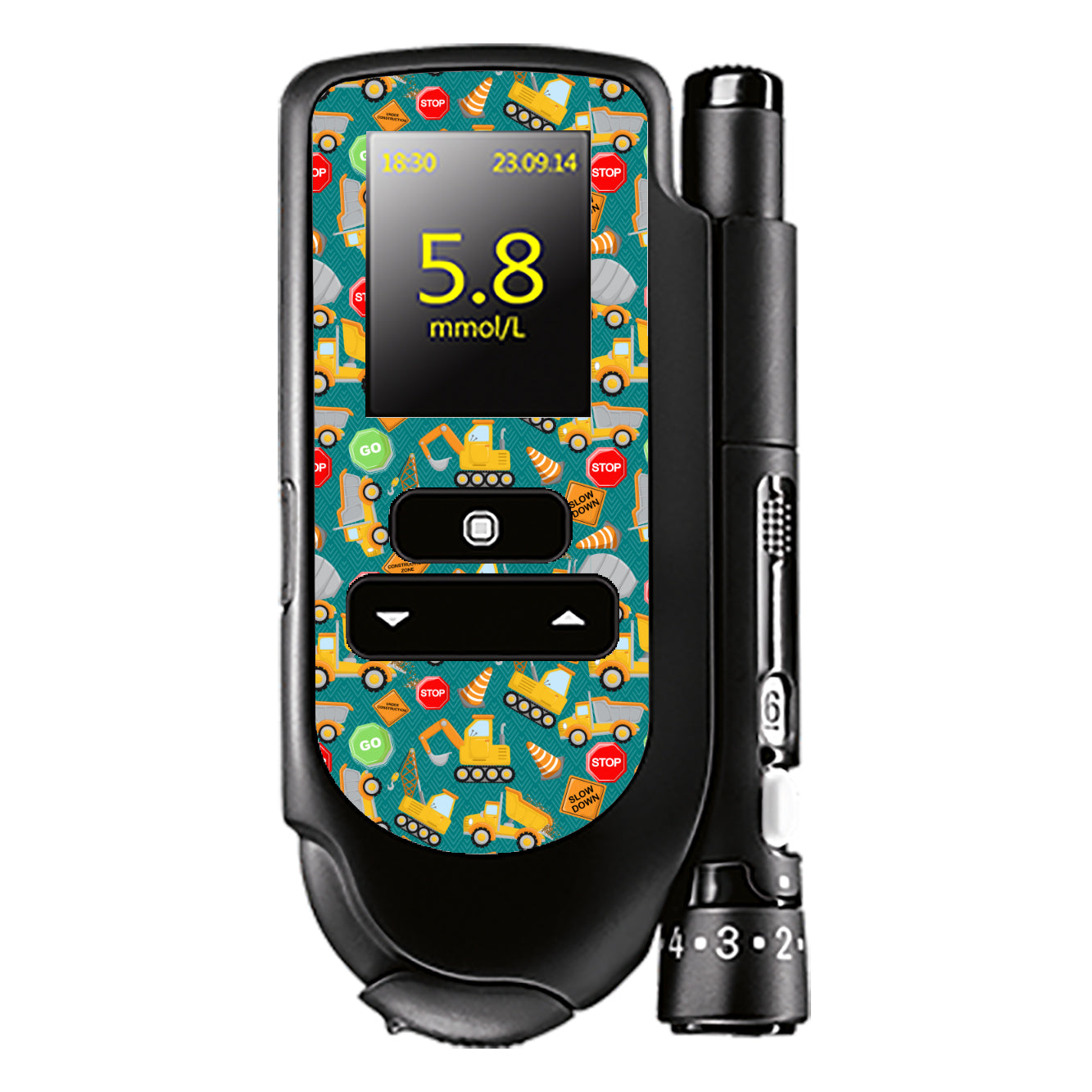 Construction time - Accu-chek Mobile Sticker