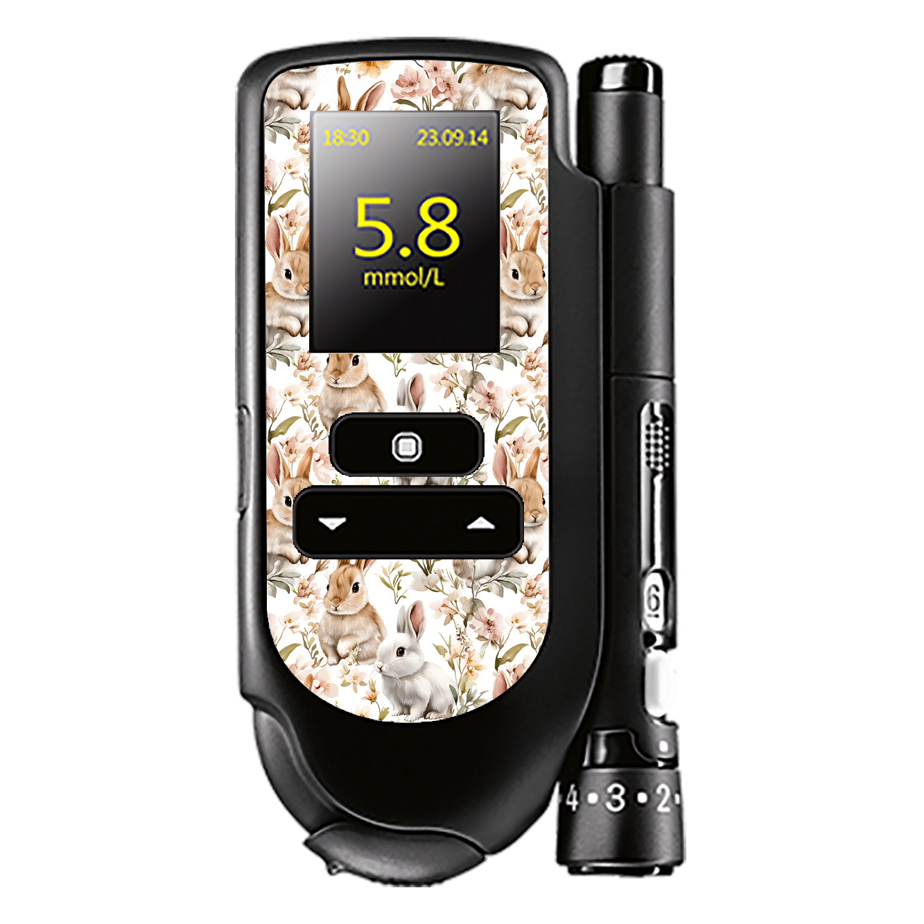 Hop to it - Accu-chek Mobile Sticker