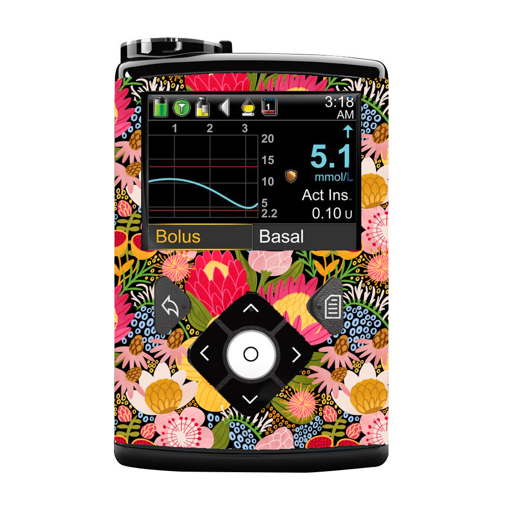 Native Blooms - Medtronic Minimed Pump Sticker