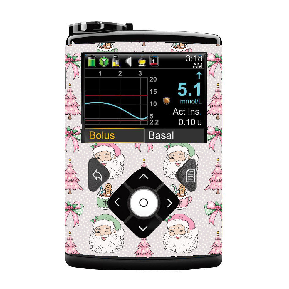 Old Timey Christmas - Medtronic Minimed Pump Sticker