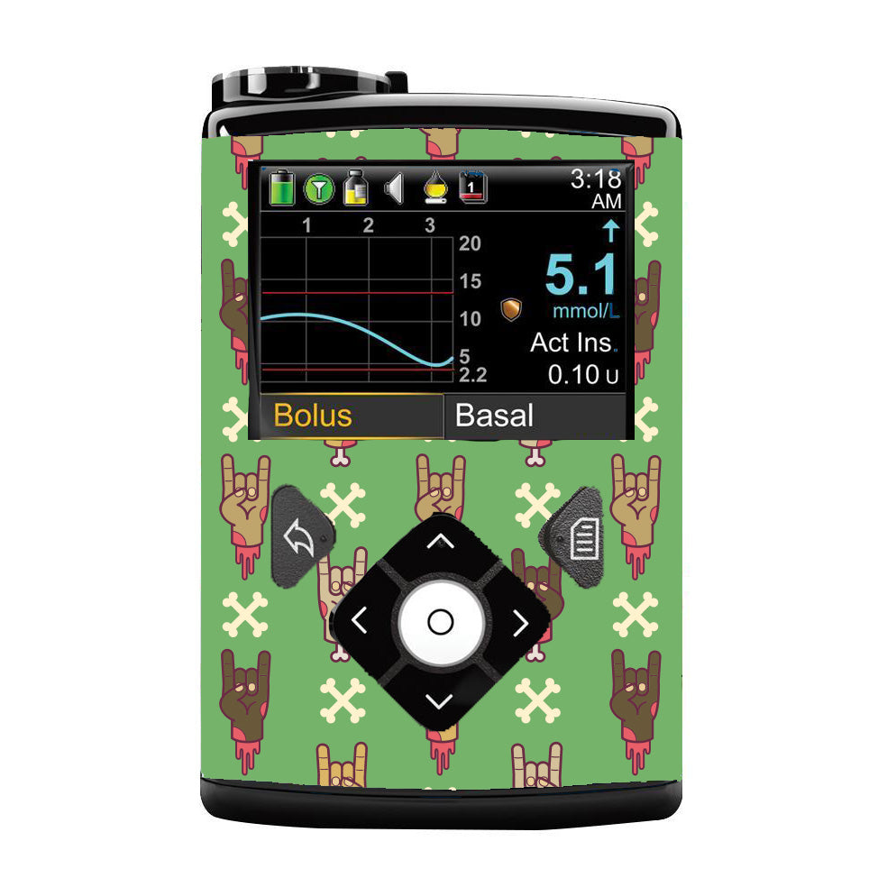 Zombie Rock - Medtronic Minimed Pump Sticker