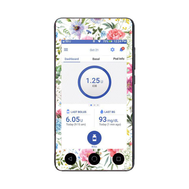 We're the Wildflowers - Omnipod Dash Sticker
