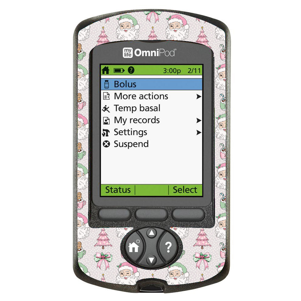 Old Timey Christmas - Omnipod PDM sticker