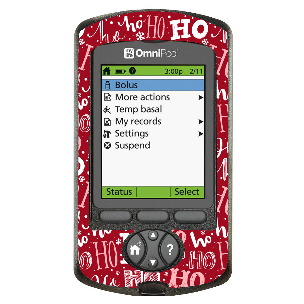 HoHoHo - Omnipod PDM sticker