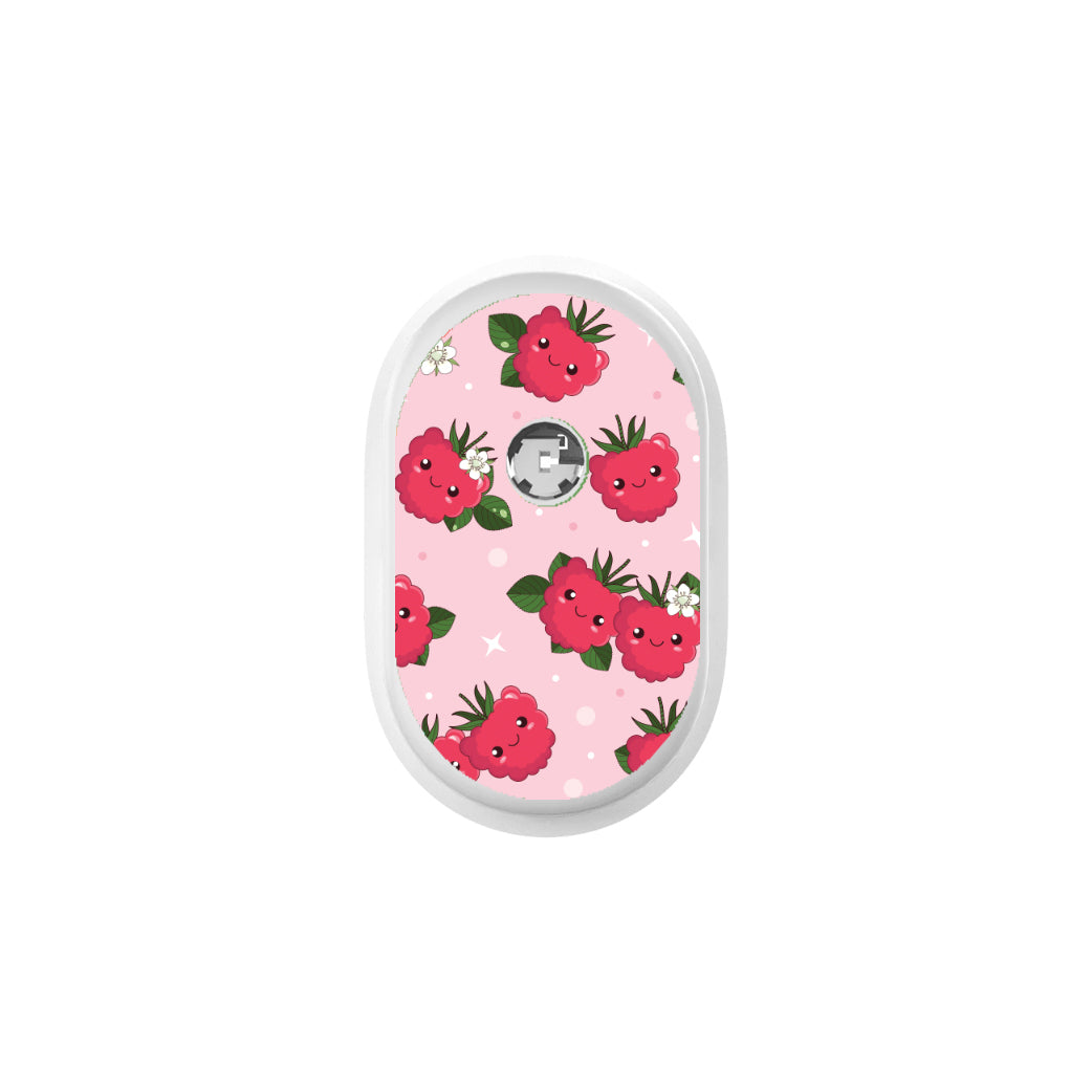 Raspberry Budddies - Sibionics GS3 CGM Sticker
