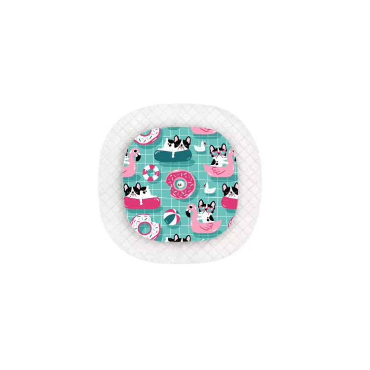 Frolicking Frenchies - Medtronic Simplera Sensor Sticker
