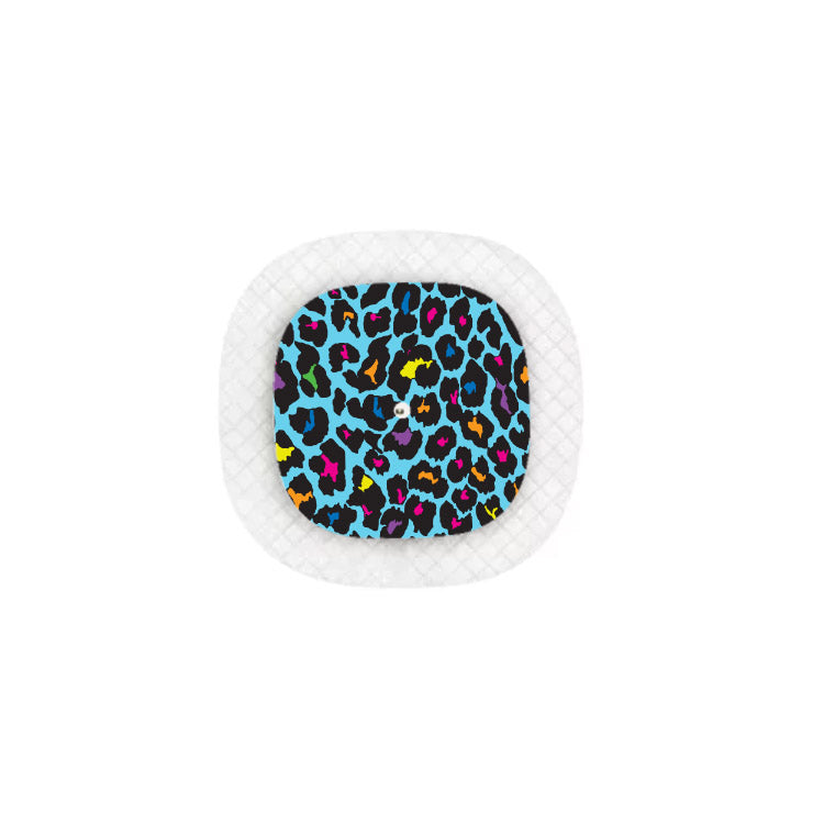 Neon Leopard - Medtronic Simplera Sensor Sticker