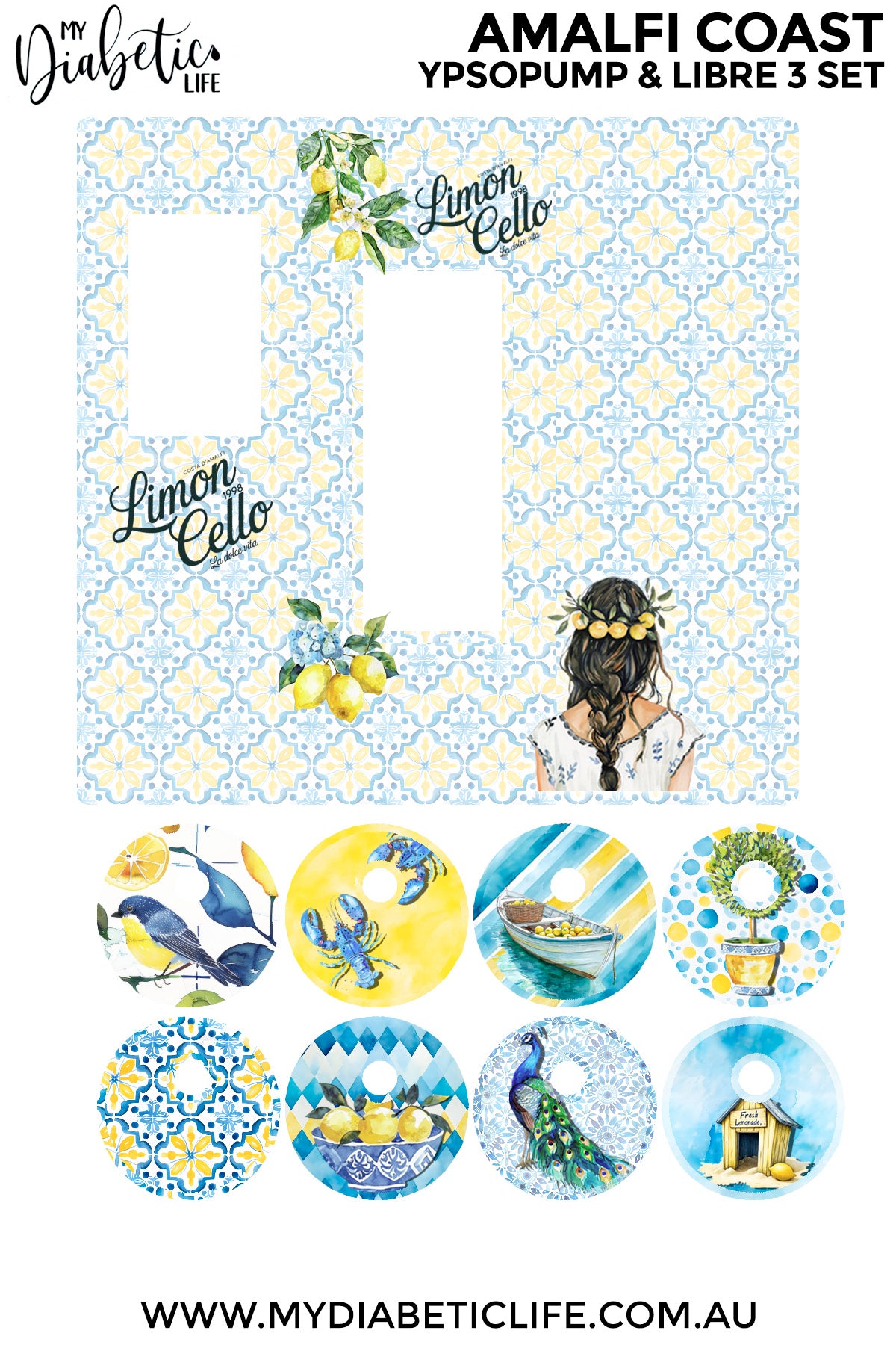 Amalfi Coast - Ypsopump + (8) Libre 3 set