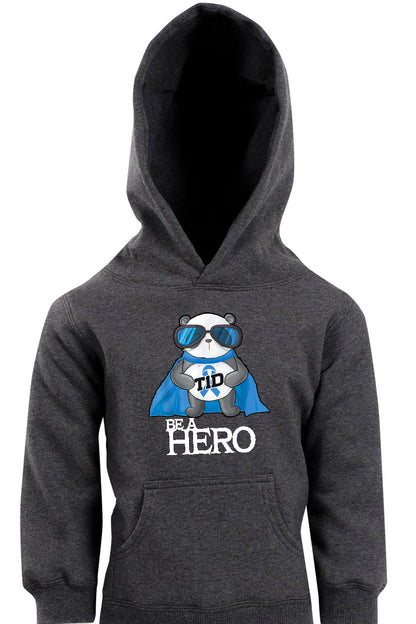 Be a Hero Panda - Unisex Kids Hoodie
