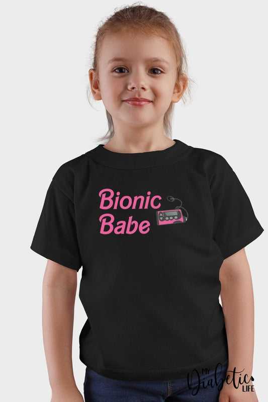 Bionic Babe - Kids Unisex T-Shirt 0 / Black Shirts