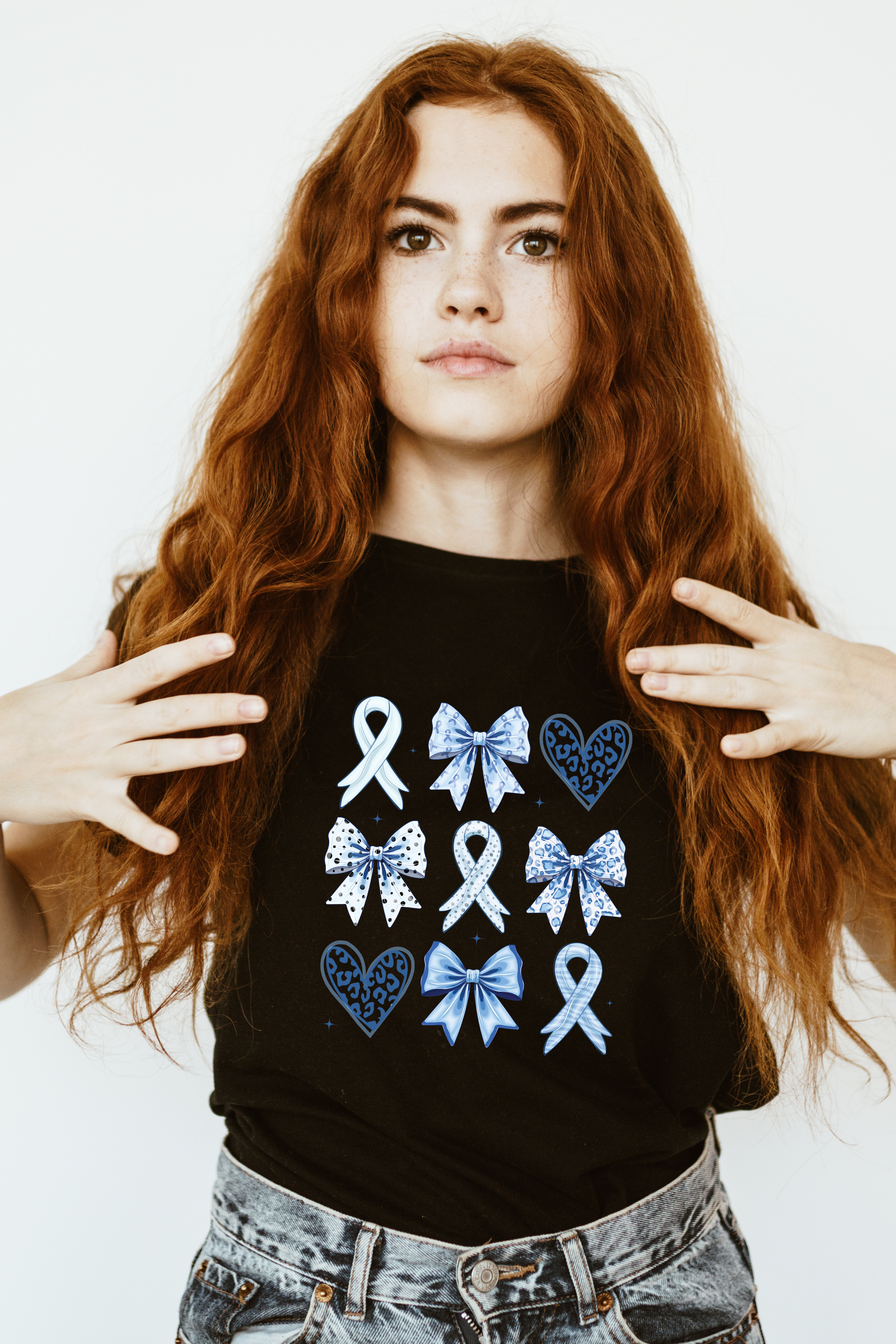Diabetes Ribbons & Bows - Unisex T-Shirt