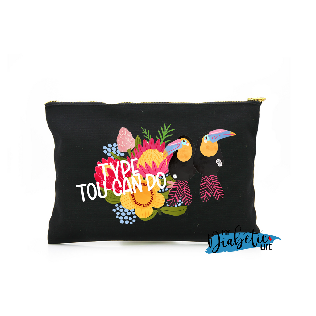 Type tou-can do - Native Blooms - Carry all storage bag
