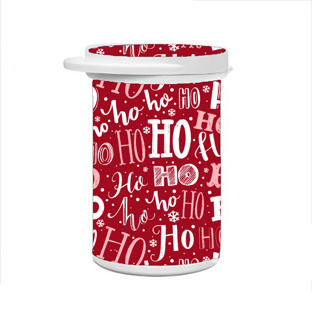 HoHoHo - Test Strip Canister Sticker