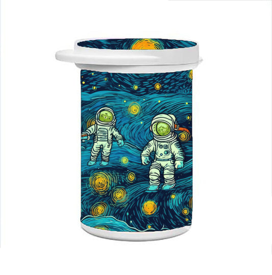 Intergalactic - Test Strip Canister Sticker