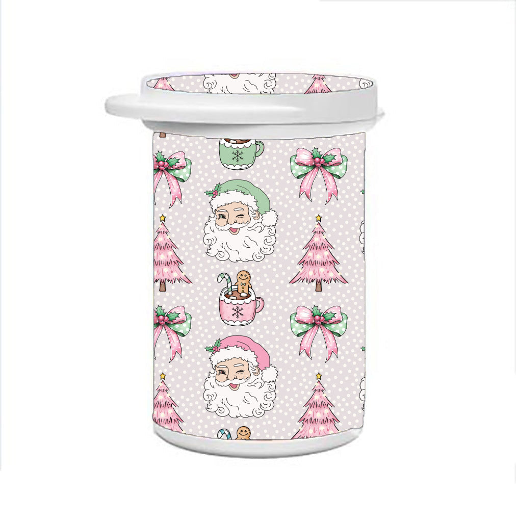 Old Timey Christmas - Test Strip Canister Sticker