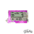 Circuits Pink- Medtronic Paradigm Series 5, skin and Decal, insulin pump sticker - MyDiabeticLife