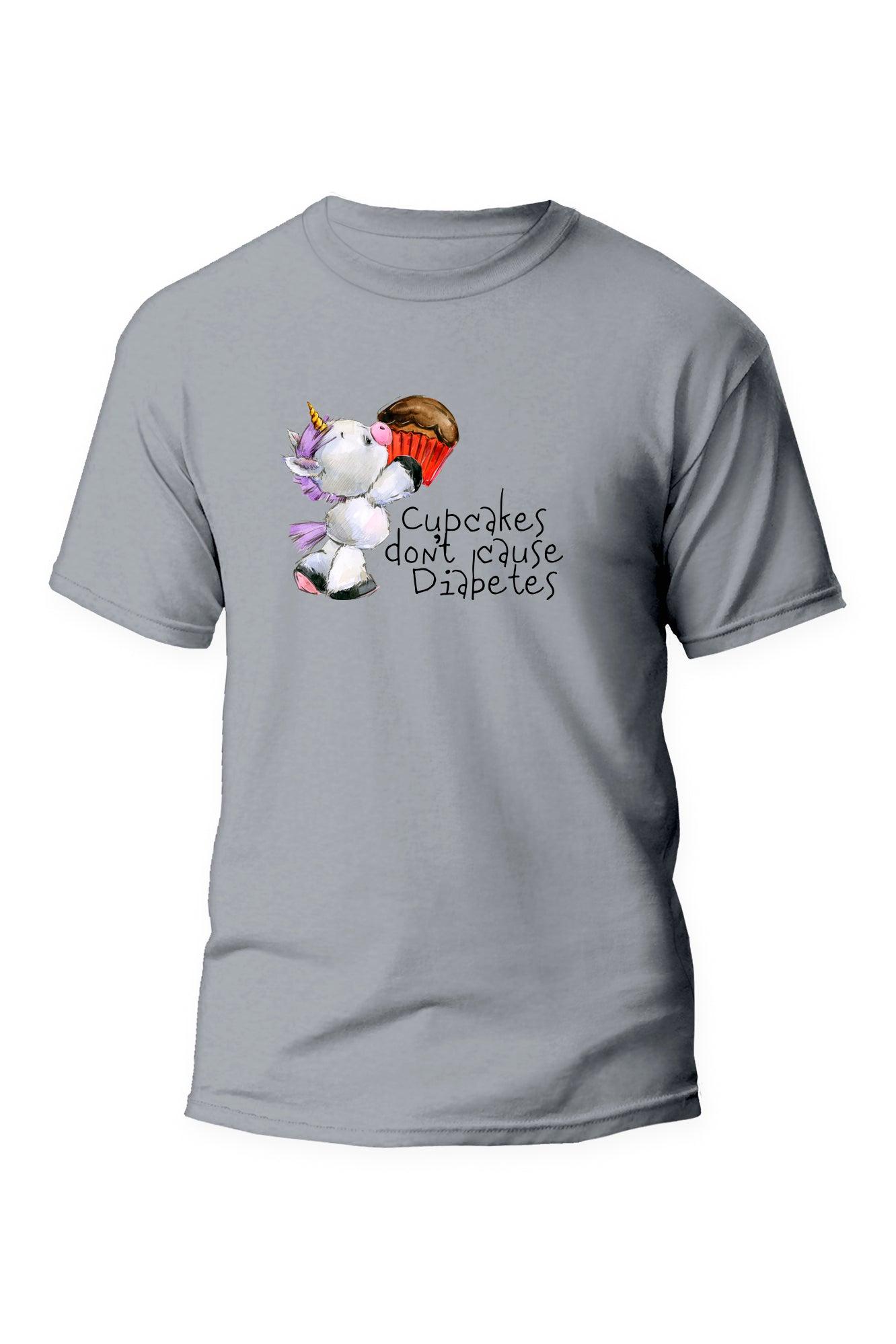 Cupcakes don't cause diabetes - Unisex T-Shirt