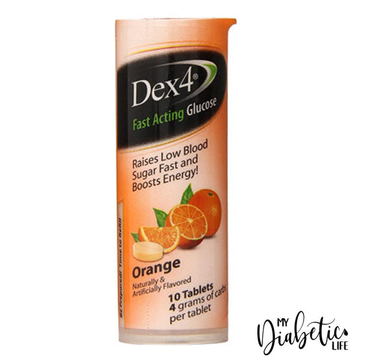Dex4 Glucose Tablets - Orange (10 Tabs)