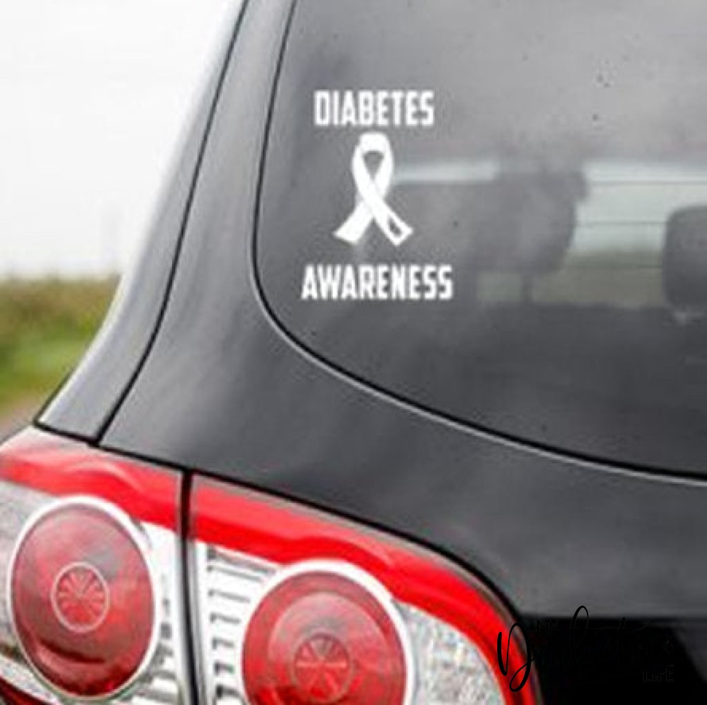 Diabetes awareness, medical conditions, type one diabetic, car bumper sticker - MyDiabeticLife