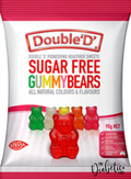 Double D - Sugar Free Gummy Bears 90G Packet Confectionery