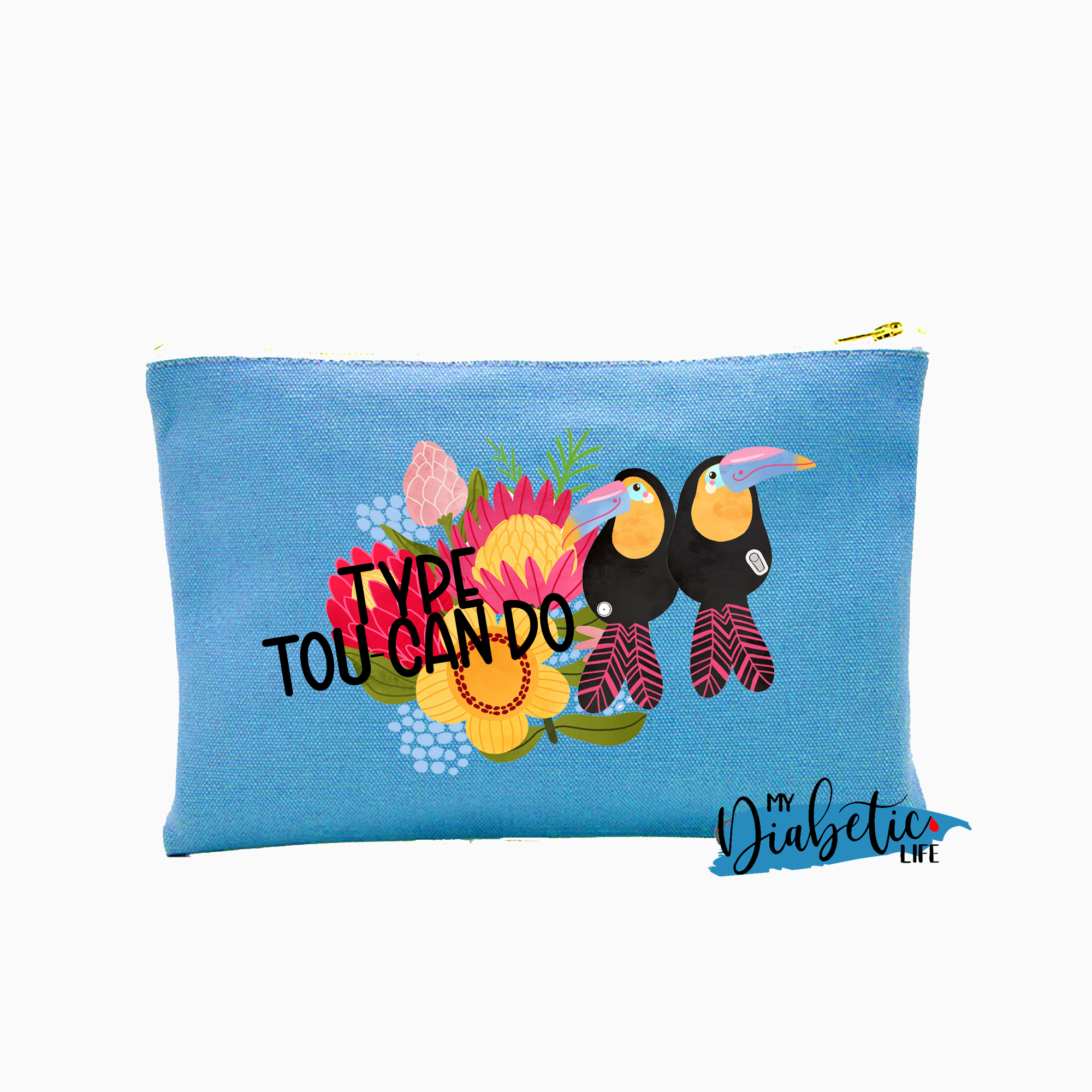 Type tou-can do - Native Blooms - Carry all storage bag